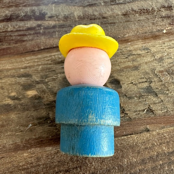 Vintage Wooden Fisher Price Cowboy - Picture 3 of 3